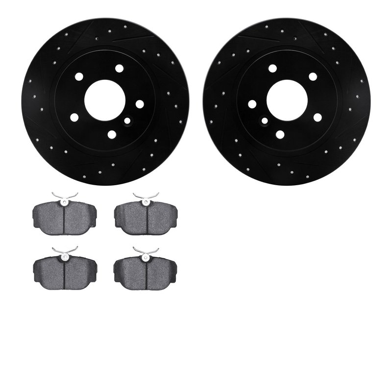 Dynamite Friction 8502-11001 Disc Brake Kit - Rear