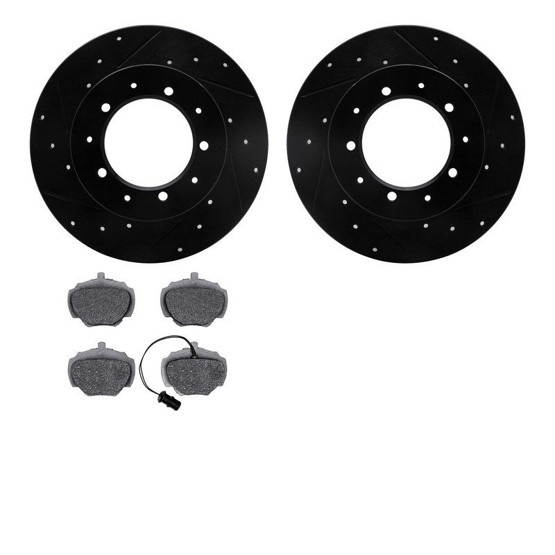 Dynamite Friction 8502-11003 Disc Brake Kit - Rear