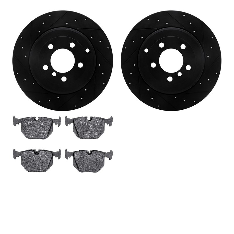 Dynamite Friction 8502-11012 Disc Brake Kit - Rear