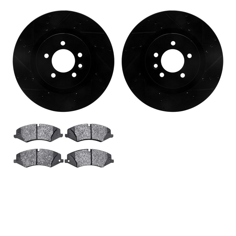 Dynamite Friction 8502-11014 Disc Brake Kit - Front