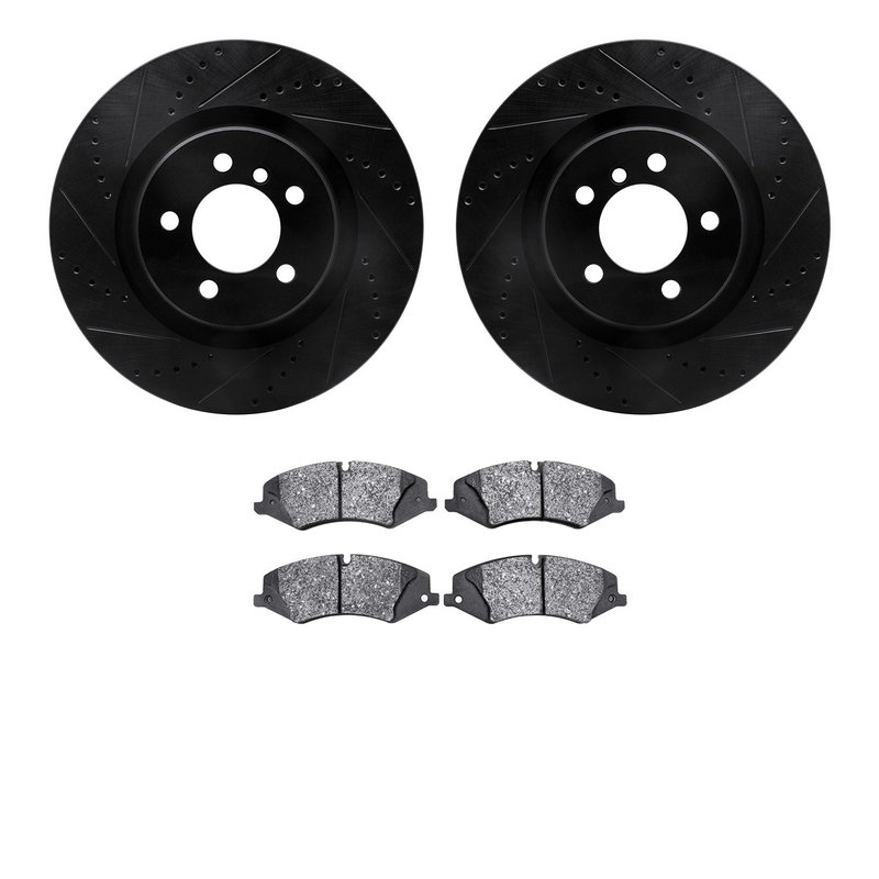 Dynamite Friction 8502-11018 Disc Brake Kit - Front