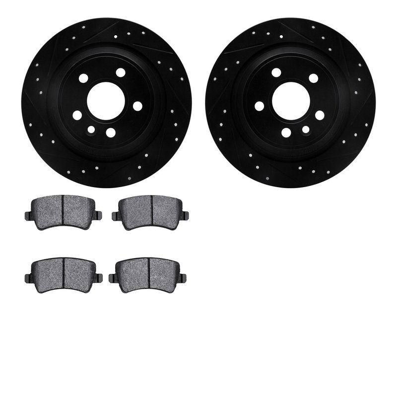Dynamite Friction 8502-11026 Disc Brake Kit - Rear