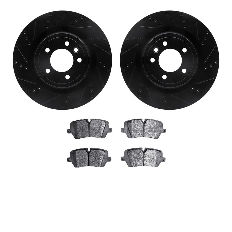 Dynamite Friction 8502-11035 Disc Brake Kit - Rear