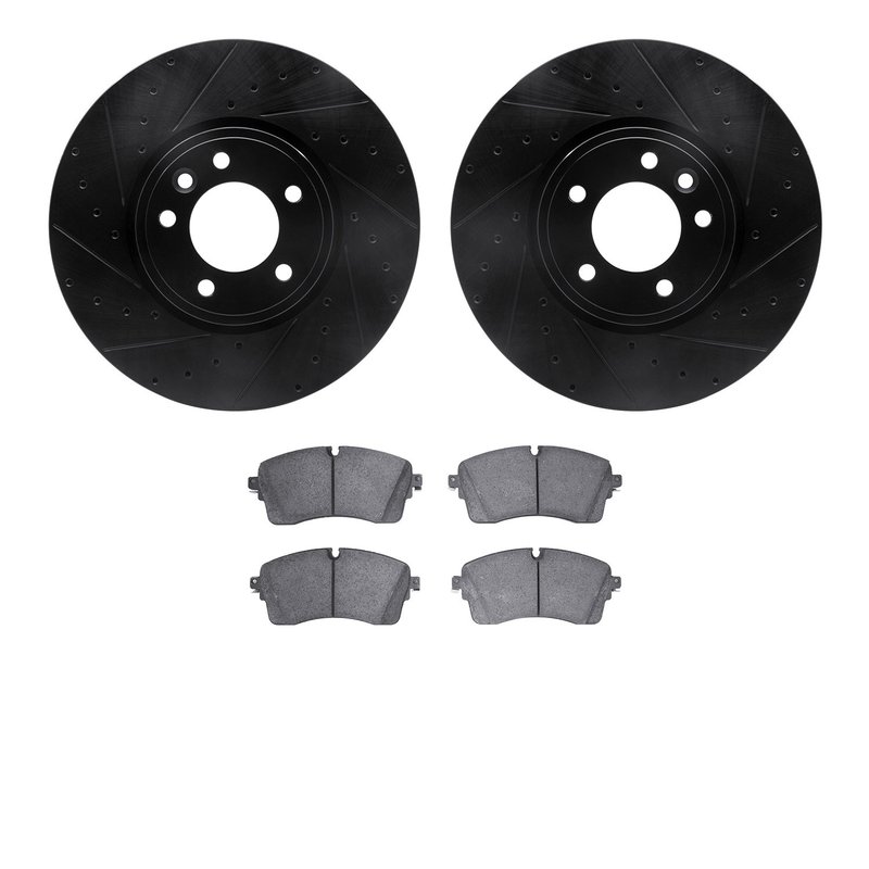 Dynamite Friction 8502-11040 Disc Brake Kit - Front