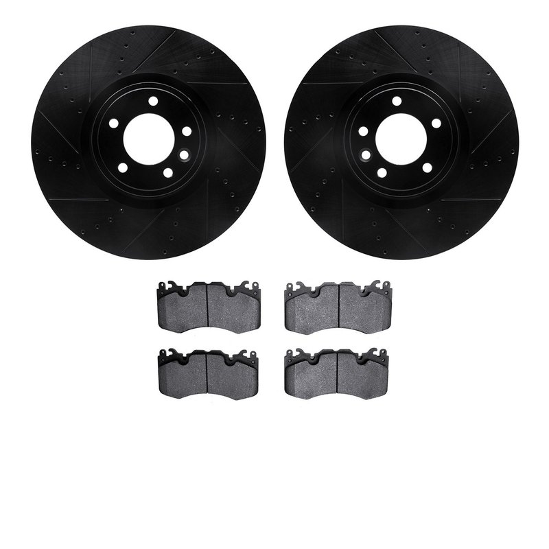 Dynamite Friction 8502-11176 Disc Brake Kit - Front