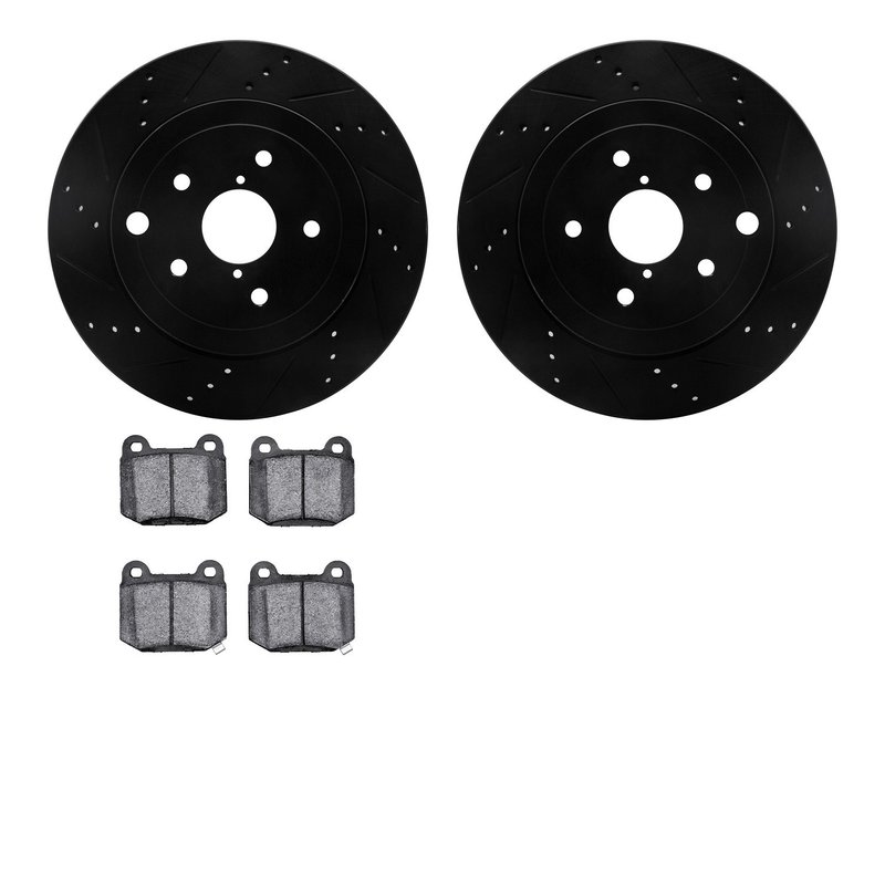 Dynamite Friction 8502-13023 Disc Brake Kit - Rear