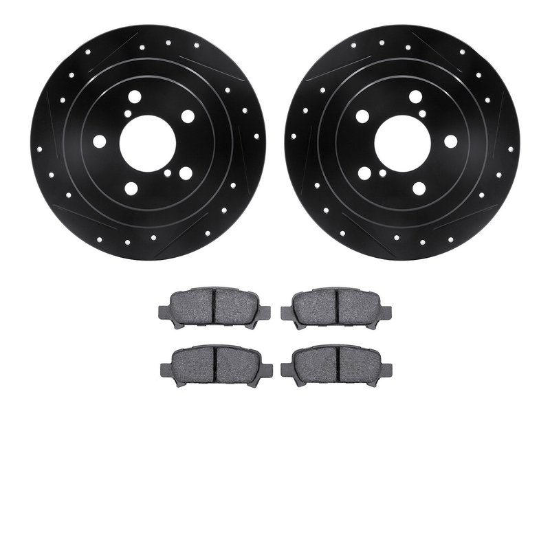 Dynamite Friction 8502-13024 Disc Brake Kit - Rear