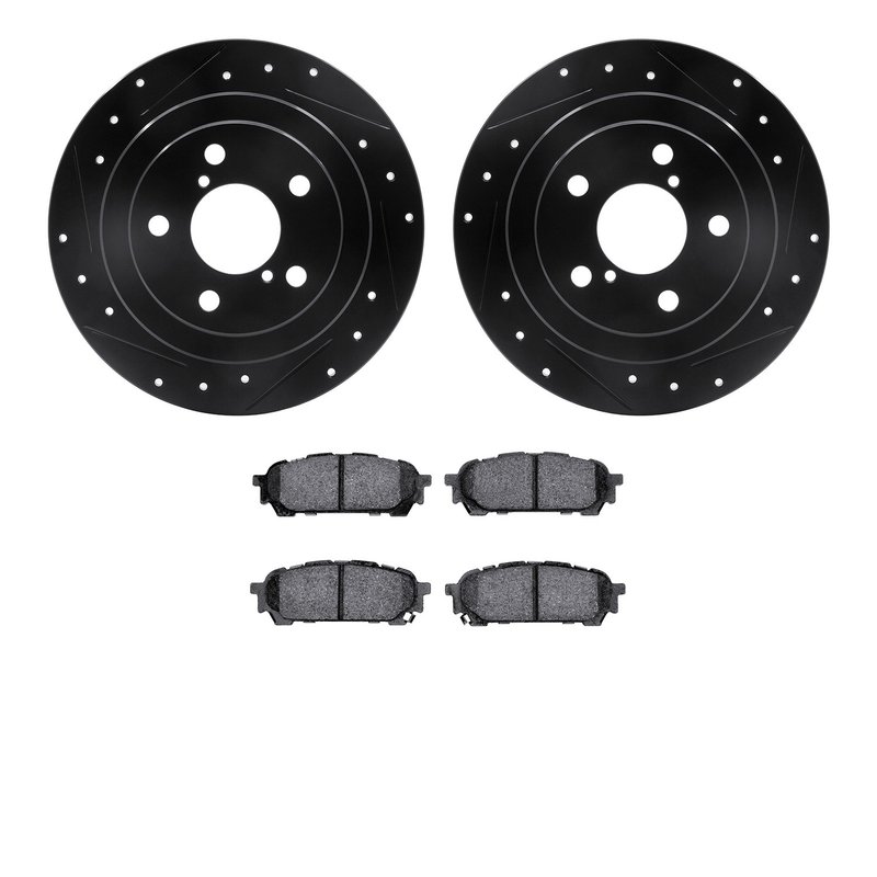 Dynamite Friction 8502-13036 Disc Brake Kit - Rear
