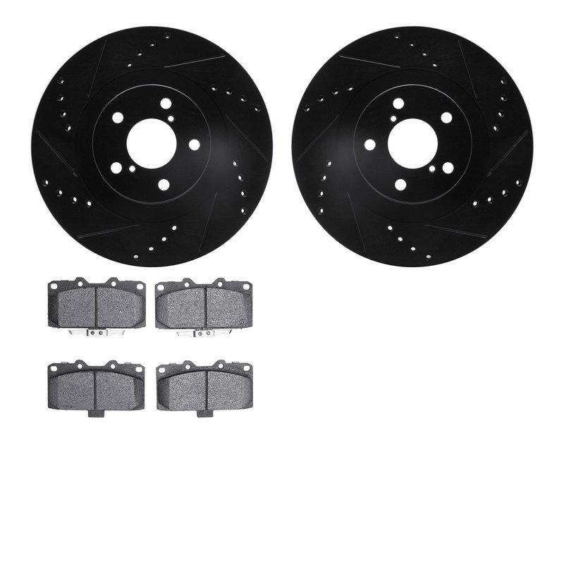 Dynamite Friction 8502-13038 Disc Brake Kit - Front