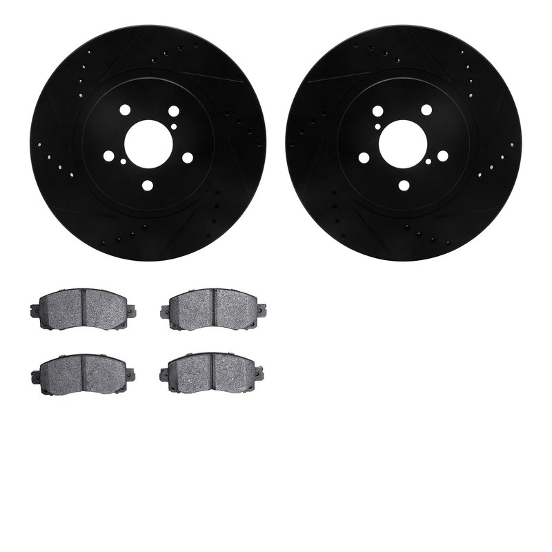 Dynamite Friction 8502-13044 Disc Brake Kit - Front