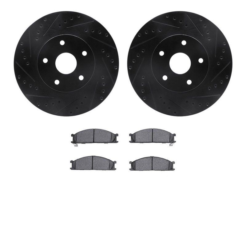 Dynamite Friction 8502-13052 Disc Brake Kit - Front