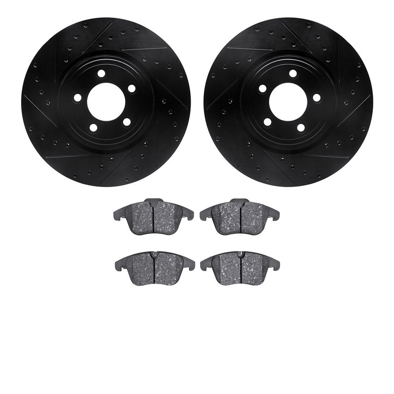 Dynamite Friction 8502-20021 Disc Brake Kit - Front