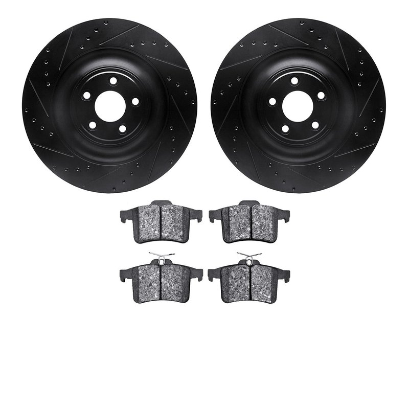 Dynamite Friction 8502-20026 Disc Brake Kit - Rear