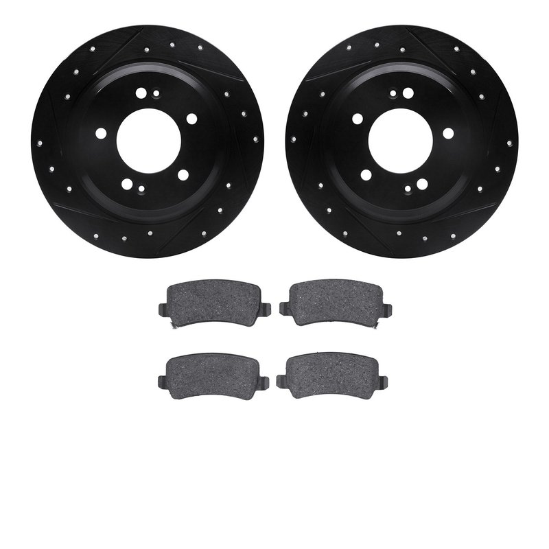 Dynamite Friction 8502-21015 Disc Brake Kit - Rear