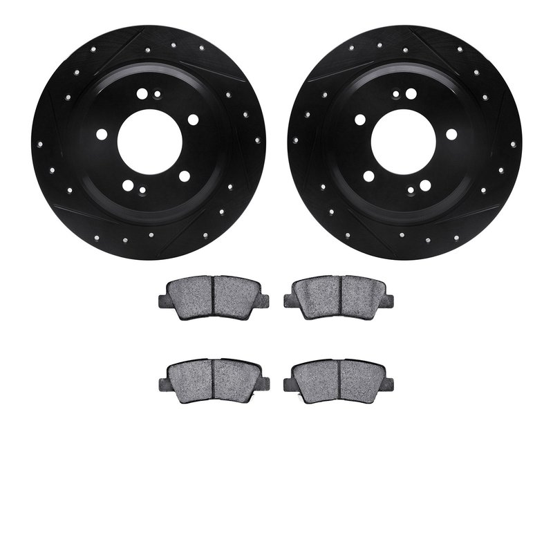 Dynamite Friction 8502-21033 Disc Brake Kit - Rear