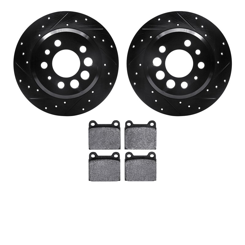 Dynamite Friction 8502-27006 Disc Brake Kit - Rear