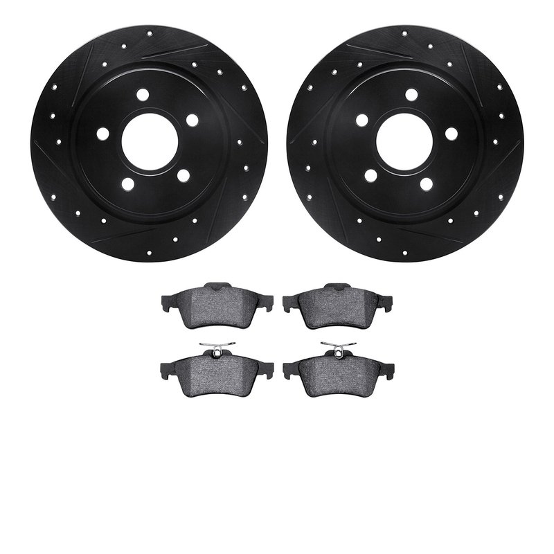 Dynamite Friction 8502-27035 Disc Brake Kit - Rear