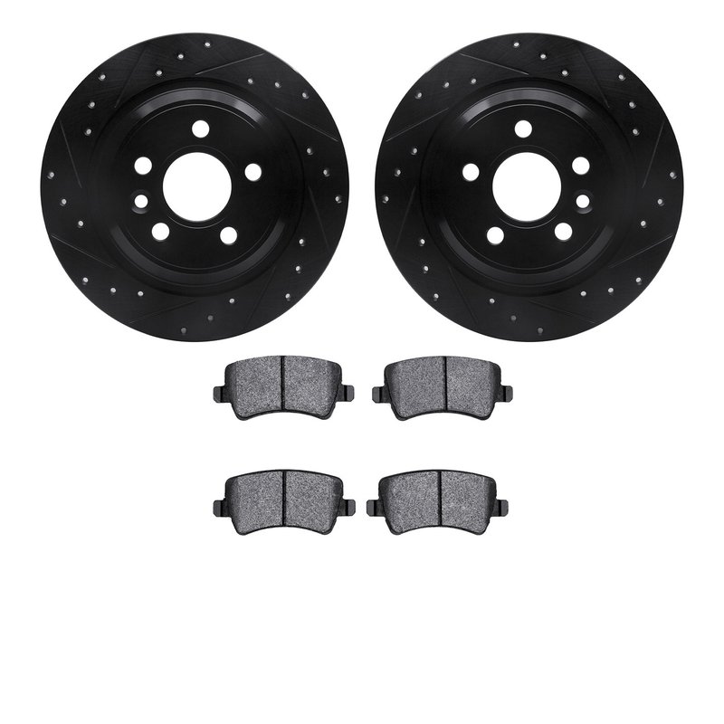 Dynamite Friction 8502-27040 Disc Brake Kit - Rear