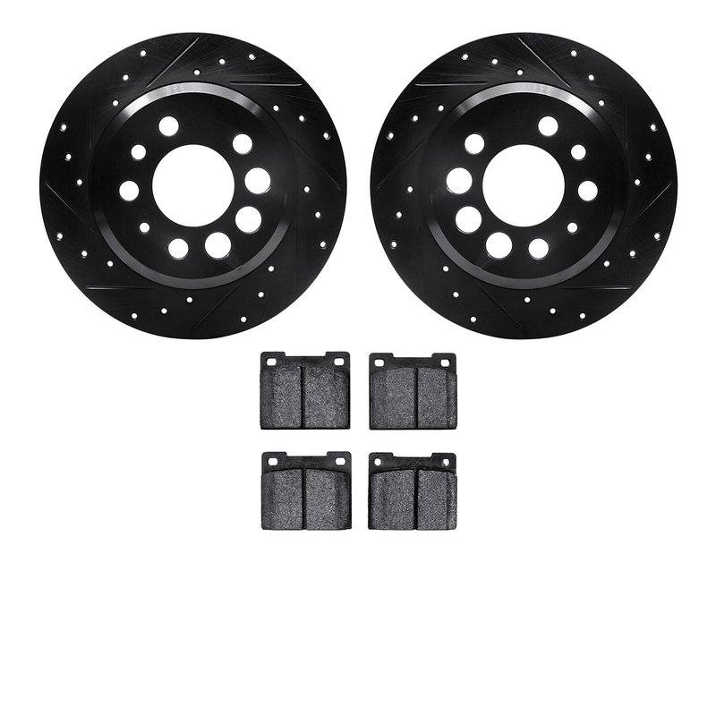 Dynamite Friction 8502-27102 Disc Brake Kit - Rear