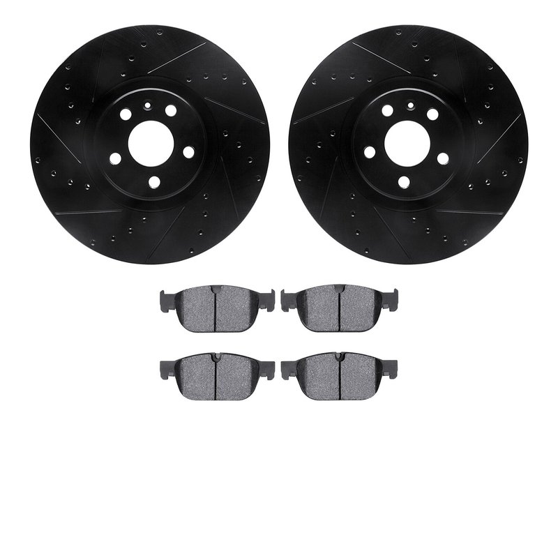 Dynamite Friction 8502-27287 Disc Brake Kit - Front
