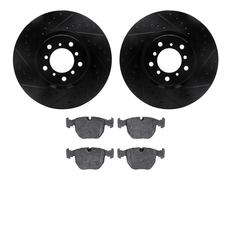 Dynamite Friction 8502-31053 Disc Brake Kit - Front