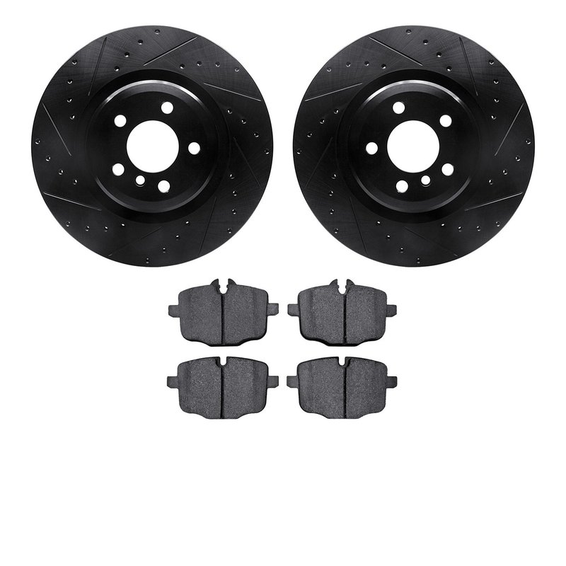 Dynamite Friction 8502-31089 Disc Brake Kit - Rear