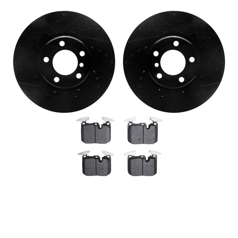 Dynamite Friction 8502-31109 Disc Brake Kit - Front