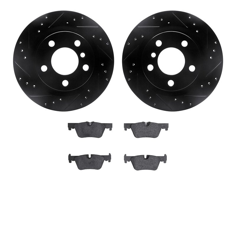 Dynamite Friction 8502-31111 Disc Brake Kit - Rear
