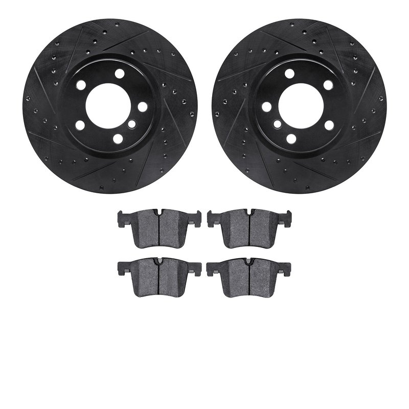 Dynamite Friction 8502-31118 Disc Brake Kit - Front
