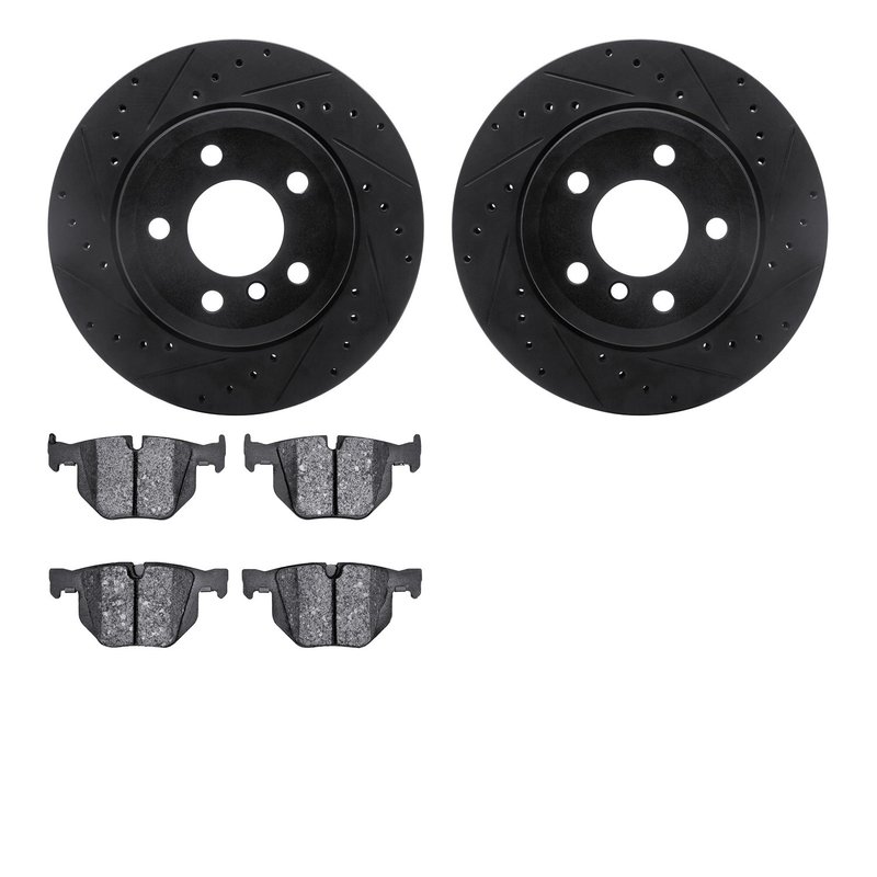 Dynamite Friction 8502-31134 Disc Brake Kit - Rear