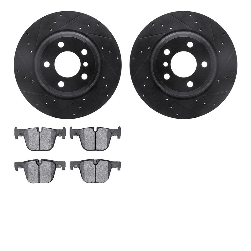 Dynamite Friction 8502-31564 Disc Brake Kit - Rear