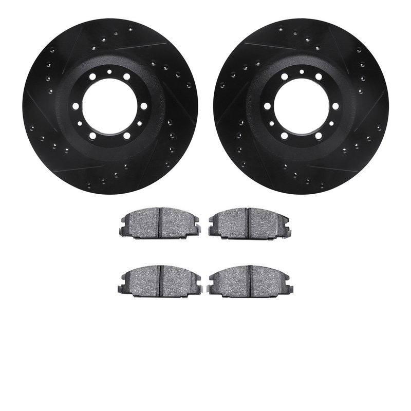 Dynamite Friction 8502-37008 Disc Brake Kit - Front