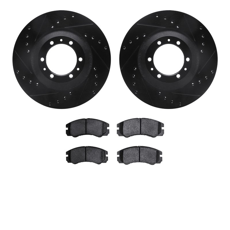 Dynamite Friction 8502-37012 Disc Brake Kit - Front