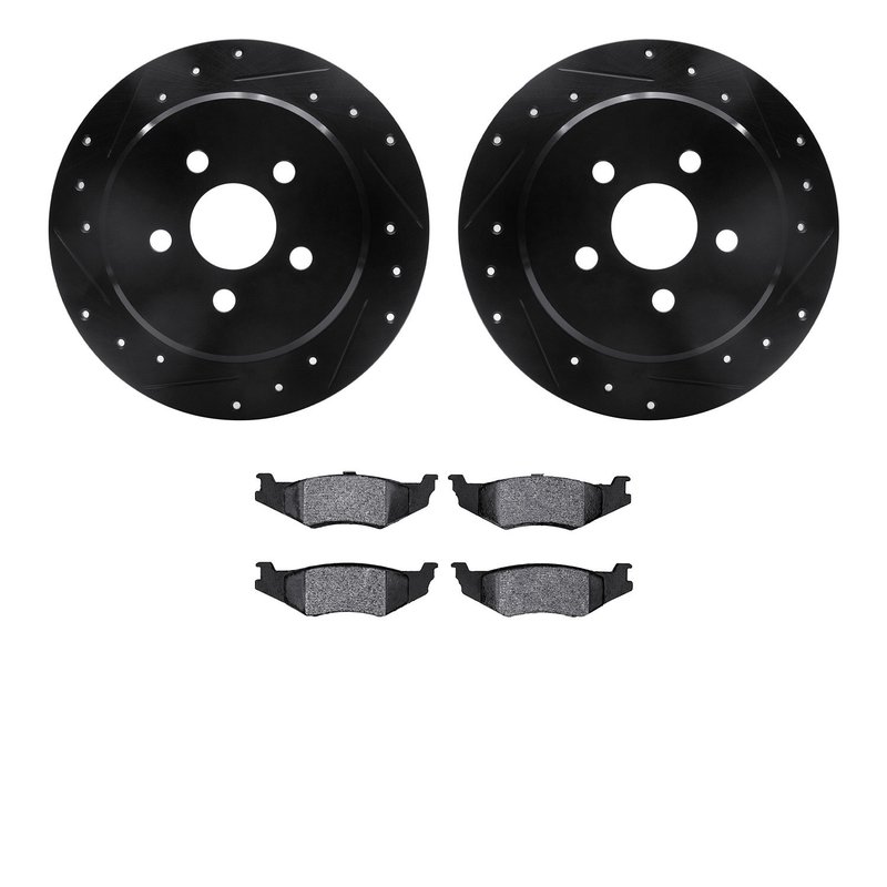 Dynamite Friction 8502-39004 Disc Brake Kit - Rear