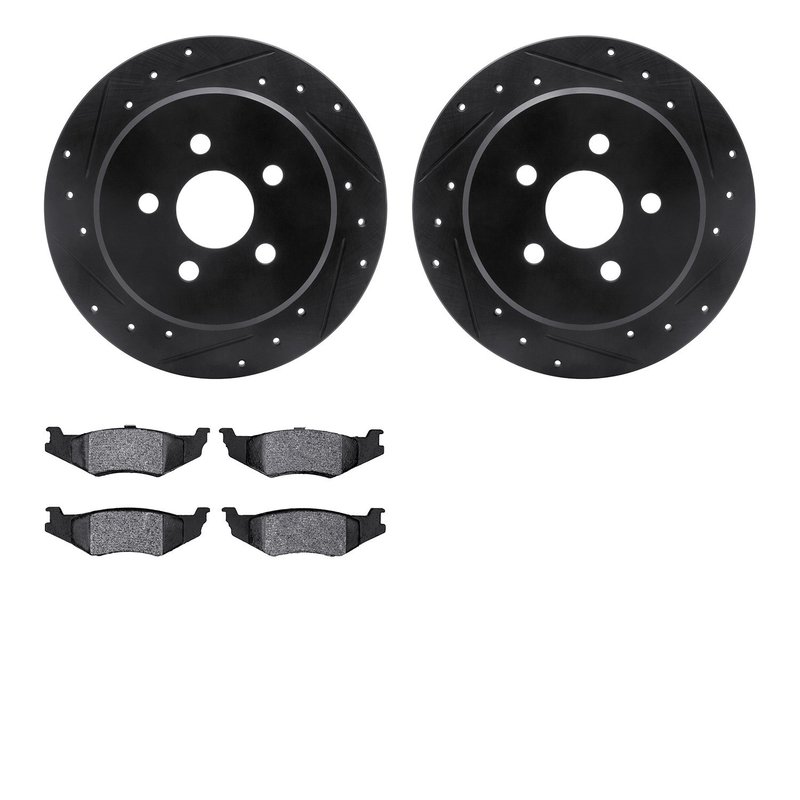 Dynamic Friction 8502-39005 Disc Brake Kit - Rear
