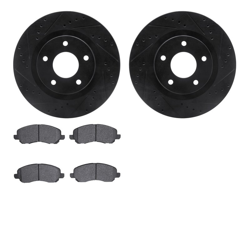 Dynamite Friction 8502-39046 Disc Brake Kit - Front