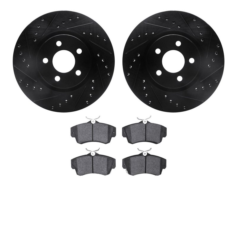 Dynamite Friction 8502-39086 Disc Brake Kit - Front