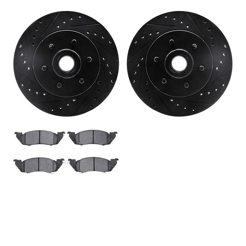 Dynamite Friction 8502-40055 Disc Brake Kit - Front