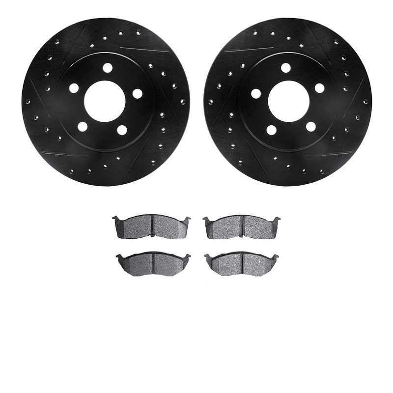 Dynamite Friction 8502-40139 Disc Brake Kit - Front
