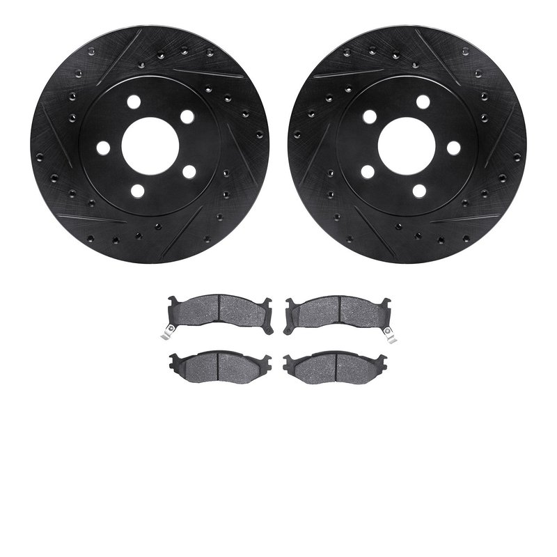 Dynamite Friction 8502-40143 Disc Brake Kit - Front