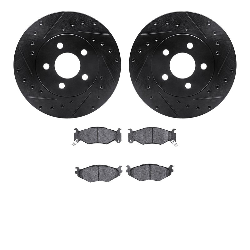 Dynamite Friction 8502-40144 Disc Brake Kit - Front