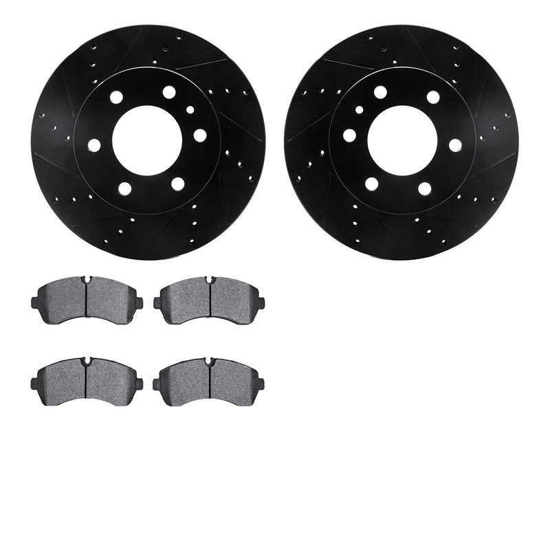 Dynamite Friction 8502-40267 Disc Brake Kit - Front