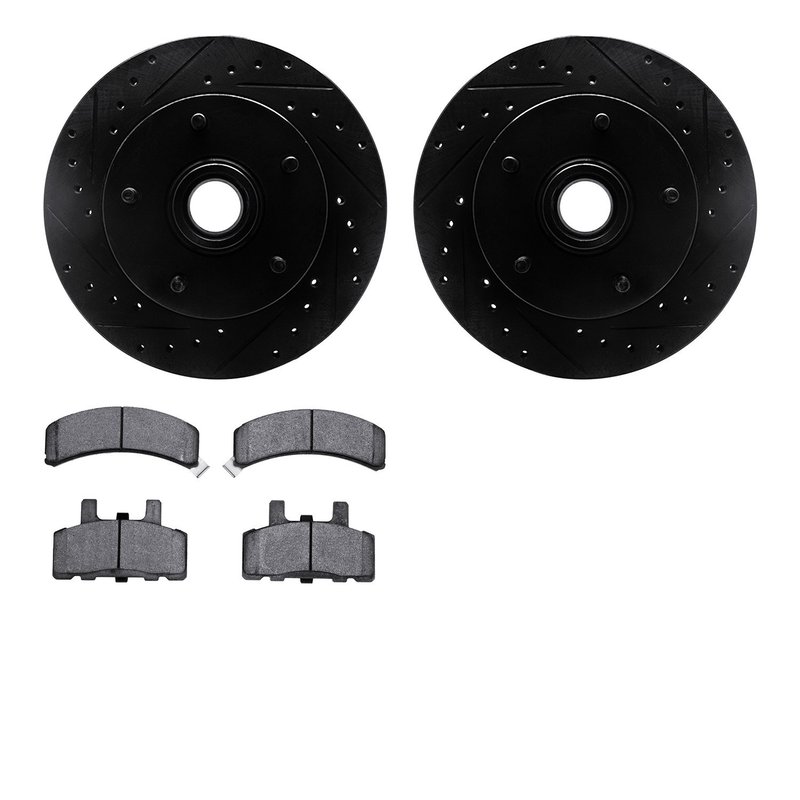 Dynamite Friction 8502-40360 Disc Brake Kit - Front