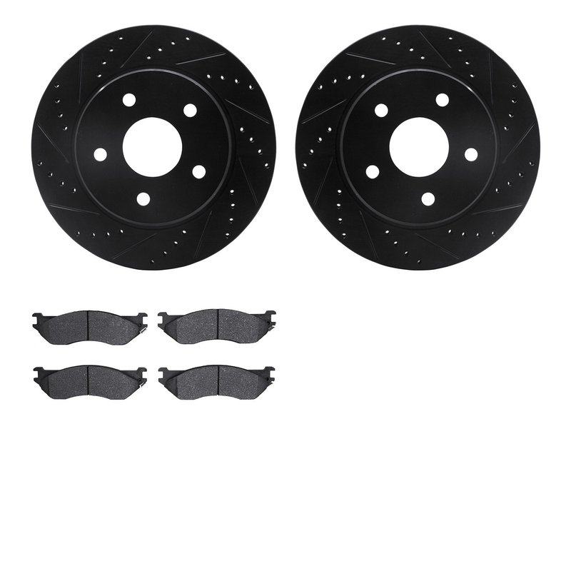 Dynamite Friction 8502-40423 Disc Brake Kit - Front