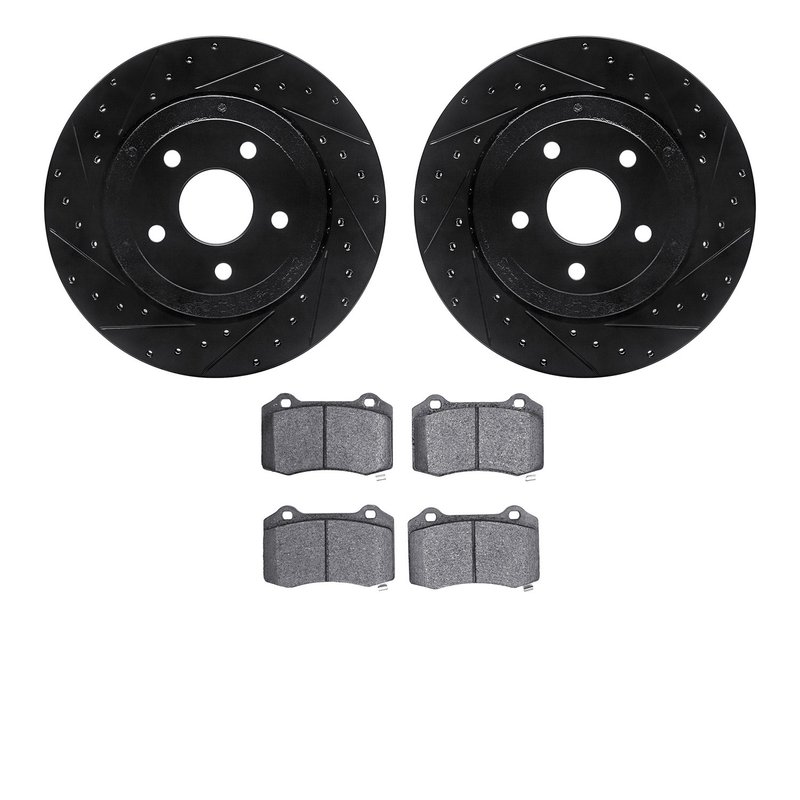 Dynamite Friction 8502-42024 Disc Brake Kit - Rear