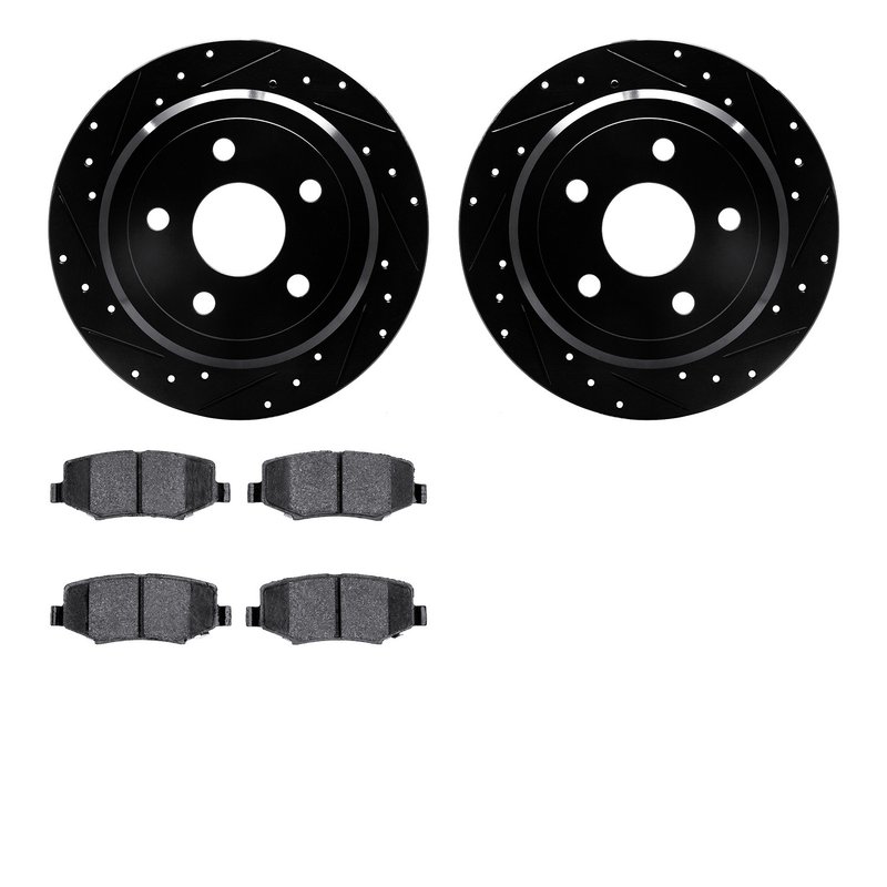 Dynamite Friction 8502-42035 Disc Brake Kit - Rear