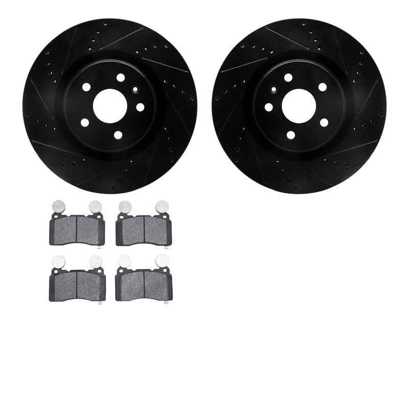Dynamite Friction 8502-45014 Disc Brake Kit - Front