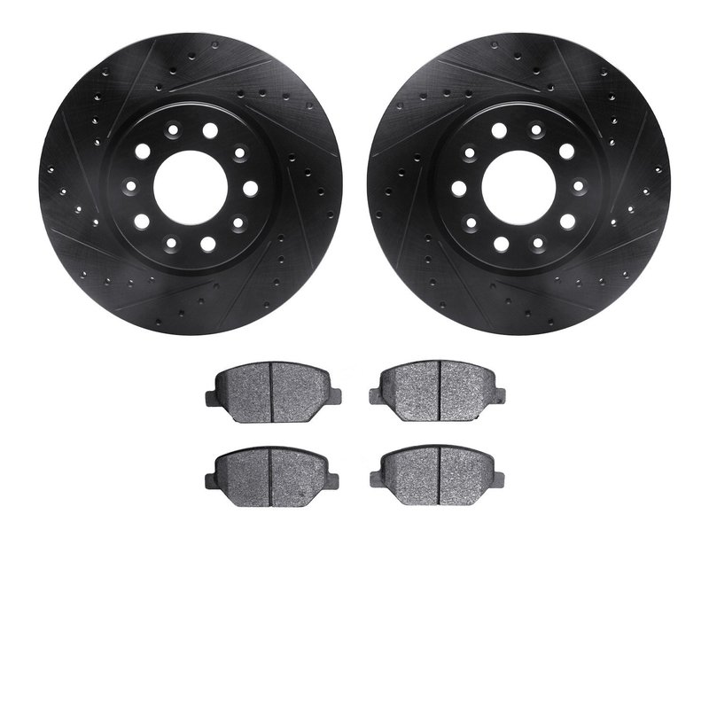 Dynamite Friction 8502-45020 Disc Brake Kit - Front