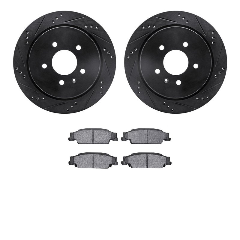 Dynamite Friction 8502-46007 Disc Brake Kit - Rear