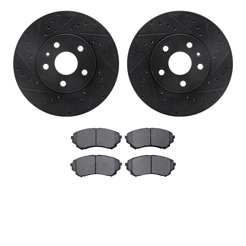 Dynamite Friction 8502-46018 Disc Brake Kit - Front